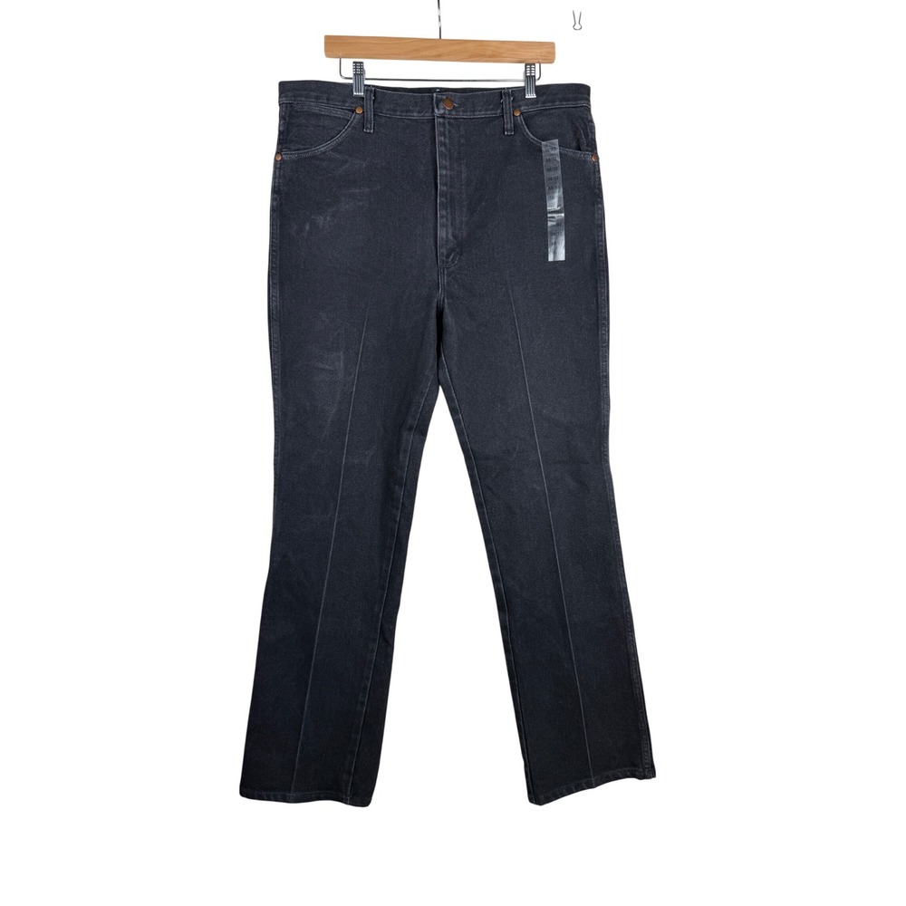Wrangler‎ Men's Cowboy Cut Jeans size 38X34 Black